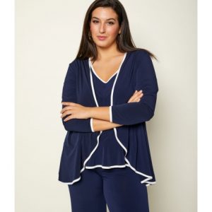 Alternative view of Pantalón Marine Recto Liso de Punto