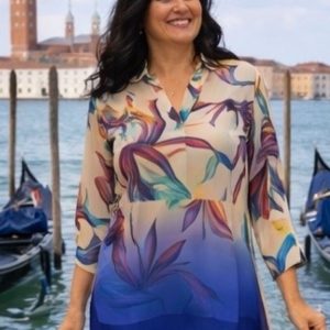 Camisa Gasa Manga Francesa